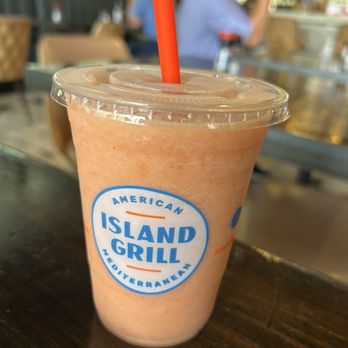 Island Grill - Island sunrise smoothie - Mediterranean Near Me - Houston, Texas
