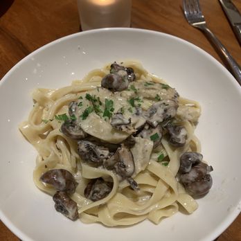 The Milky Way - Fettuccini with mushrooms and artichoke hearts. - Kosher Near Me - Los Angeles, California The Milky Way - Fettuccini with mushrooms and artichoke hearts. - Kosher Near Me - Los Angeles, California