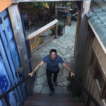 Stones Throw Brewery - Cool patio above the container...lower patio behind the brewery - Breweries Near Me - Bellingham, Washington Stones Throw Brewery - Cool patio above the container...lower patio behind the brewery - Breweries Near Me - Bellingham, Washington