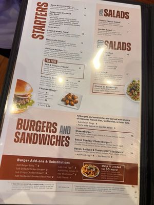 Menu photo 2 Great American Casino Tukwila, WA Menu photo 2 Great American Casino Tukwila, WA
