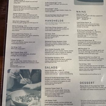 LOCAL Public Eatery Terry Ave - Foods menu - Bars Near Me - Seattle, Washington