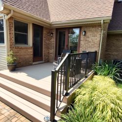 Allied Siding & Roofing - We installed Azek Harvest Collection in Brownstone.