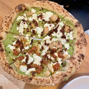 In Bocca Al Lupo - Leek pizza - Italian Near Me - Juneau, Alaska In Bocca Al Lupo - Leek pizza - Italian Near Me - Juneau, Alaska