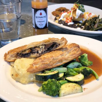 Cafe Flora - Portobello Wellington and Oaxaca Tacos - Vegetarian Near Me - Seattle, Washington Cafe Flora - Portobello Wellington and Oaxaca Tacos - Vegetarian Near Me - Seattle, Washington
