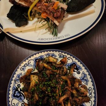 The Greggory - Wagyu beef tartare and bone marrow - Cocktail Bars Near Me - South Barrington, Illinois