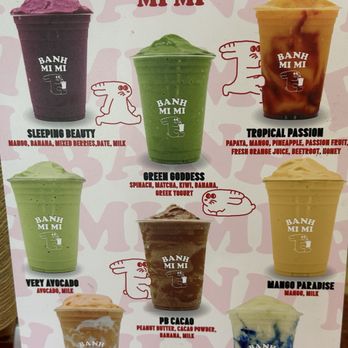 Banh Mi Mi - Menu-Summer 2026 - Juice Bars & Smoothies Near Me - Sacramento, California