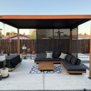 Greenheart Pergolas - New Pergola assembled and installed by Greenheart Pergolas. - Landscaping Near Me - Tempe, Arizona