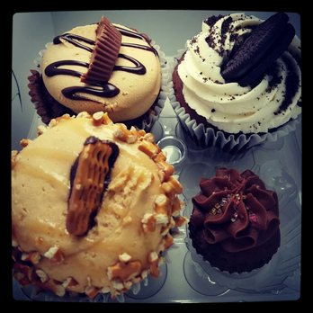 Cupprimo - Reese's, cookies & cream, salted pretzel, and a mini double chocolate! Don't miss the check in offer, a free mini cupcake!! - Coffee & Tea Near Me - Austin, Texas Cupprimo - Reese's, cookies & cream, salted pretzel, and a mini double chocolate! Don't miss the check in offer, a free mini cupcake!! - Coffee & Tea Near Me - Austin, Texas