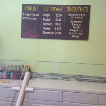 Froyo Cafe - Simple offerings and clear pricing for each. I love the simplicity of this. - Ice Cream & Frozen Yogurt Near Me - Alpine, California