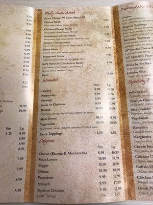 Menu photo 8 Sal's Pizza Smithfield, VA