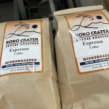 Koko Crater Coffee Roasters - Espresso whole bean - Coffee Roasteries Near Me - Honolulu, Hawaii