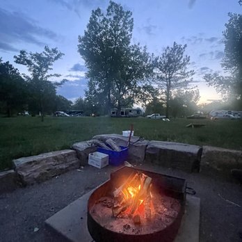 Cherry Creek Reservoir - Campfire with Jojo and Doug; 'twas a beautiful dusk! - Lakes Near Me - Aurora, Colorado