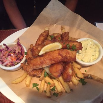 Gordon Biersch - Fish & Chips w/Garlic Fries - New American Near Me - Myrtle Beach, South Carolina Gordon Biersch - Fish & Chips w/Garlic Fries - New American Near Me - Myrtle Beach, South Carolina