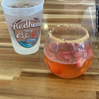 Redhead Bay Cafe - Strawberry shortcake mimosa (I believe it was a special) - New American Near Me - Virginia Beach, Virginia Redhead Bay Cafe - Strawberry shortcake mimosa (I believe it was a special) - New American Near Me - Virginia Beach, Virginia