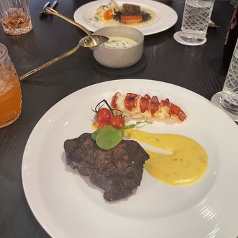 Gordon Ramsay Hell's Kitchen - Steak & Lobster with Crispy Skin Salmon. - Steakhouses Near Me - Stateline, Nevada