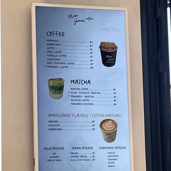 Olive & James Cafe - Melrose - menu - Coffee & Tea Near Me - Los Angeles, California Olive & James Cafe - Melrose - menu - Coffee & Tea Near Me - Los Angeles, California