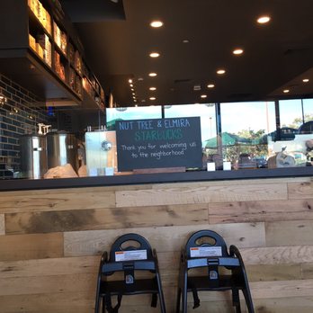 Starbucks - Classic Starbucks - rustic features. Kids high chairs available to borrow. - Coffee & Tea Near Me - Vacaville, California Starbucks - Classic Starbucks - rustic features. Kids high chairs available to borrow. - Coffee & Tea Near Me - Vacaville, California