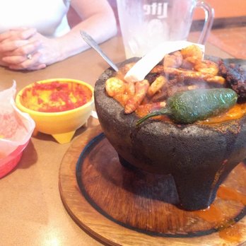 El Patron Mexican Grill - Prattville, AL - The molcajete! Chicken, steak, shrimp, beans cactus (I think) and chorizo. It's fantastic! - Mexican Near Me - Prattville, Alabama El Patron Mexican Grill - Prattville, AL - The molcajete! Chicken, steak, shrimp, beans cactus (I think) and chorizo. It's fantastic! - Mexican Near Me - Prattville, Alabama