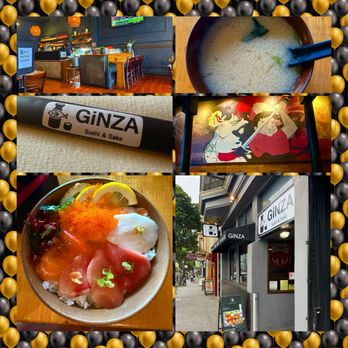 Ginza Sushi & Sake - Photo 1: Montage of images from Ginza Sushi & Sake - Sushi Bars Near Me - San Francisco, California