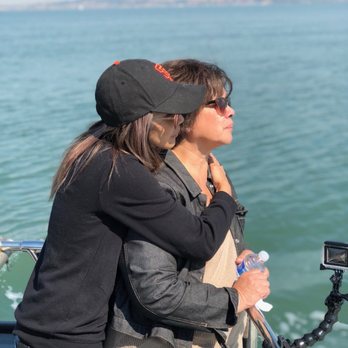 Marin Memorial Services - Holding onto my Mom tight as we look out on the water, my Dad's final resting place. - Boat Charters Near Me - Sausalito, California