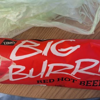 Food4Less - Tina's brand big red hot beef burrito from frozen foods section - Grocery Near Me - Highland, California Food4Less - Tina's brand big red hot beef burrito from frozen foods section - Grocery Near Me - Highland, California