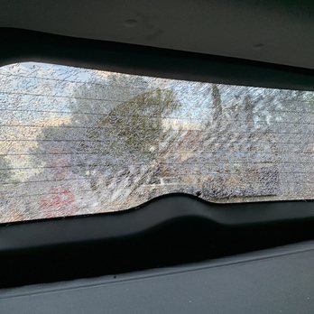 Mr. Glass - Completely shattered window - Auto Glass Services Near Me