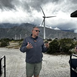 Palm Springs Windmill Tours - Tom our great guide!