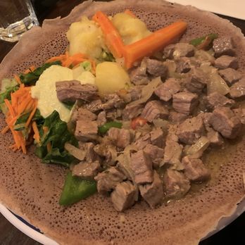 Asmara Restaurant - Beef Tibsy (Spicy or Non-Spicy) - Ethiopian Near Me - Oakland, California