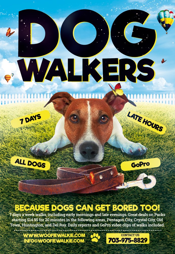 WOOFIE WALKIE Request a Quote Dog Walkers Alexandria, VA Phone Number Yelp