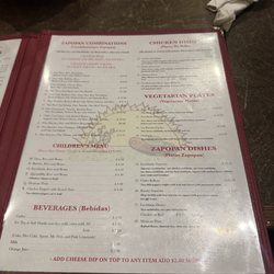 Menu Page 2- September 2025