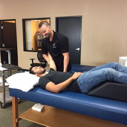 Director, Pete Lorenz PT, DPT, working with one of our All Star Patients!