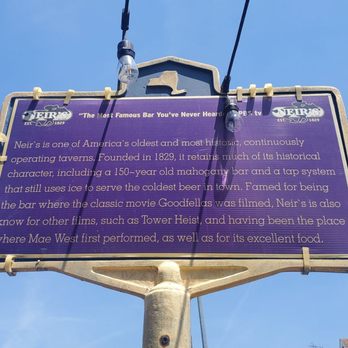 Neir's Tavern - The plaque - Bars Near Me - Woodhaven, New York