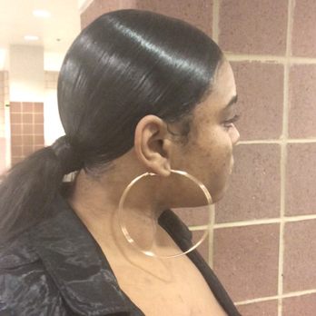 Hera By Him - Side/back view of invisible ponytail - Hair Salons Near Me - Charlotte, North Carolina Hera By Him - Side/back view of invisible ponytail - Hair Salons Near Me - Charlotte, North Carolina