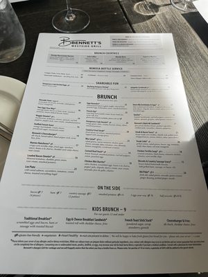 Menu photo 1 Bennett's Westside Grill Rocklin, CA