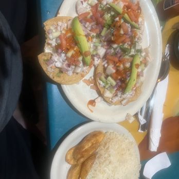 Mariscos La Playa - TOSTADAS DE CEVICHE - Seafood Near Me - Albuquerque, New Mexico