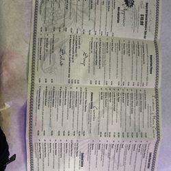 Hungry Bird - Large menu