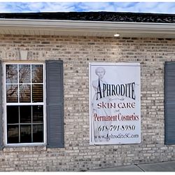 Aphrodite Skin Care - New signage "Aphrodite Skin Care LLC".