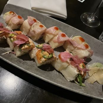Rock-n-Sake Bar & Sushi - Purple Ninja Roll and Margarita Roll Both so delicious with a kick of spice - Sushi Bars Near Me - Baton Rouge, Louisiana