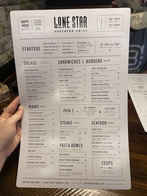 Menu photo 5 Lone Star Southern Grill Brenham, TX Menu photo 5 Lone Star Southern Grill Brenham, TX