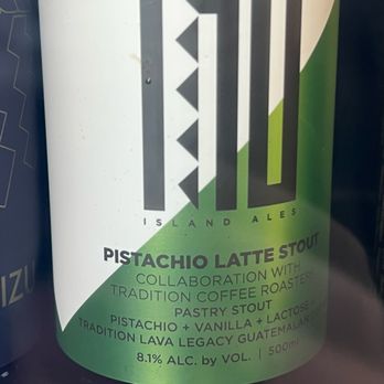 Inu Island Ales - Pistachio latte stout - Breweries Near Me - Kaneohe, Hawaii Inu Island Ales - Pistachio latte stout - Breweries Near Me - Kaneohe, Hawaii