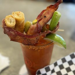 The loaded Bloody Mary. The loaded Bloody Mary.