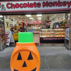 Chocolate Monkey - Pumpkin was here
