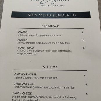 Toast Kitchen & Bar - Kids menu - Breakfast & Brunch Near Me - Brea, California Toast Kitchen & Bar - Kids menu - Breakfast & Brunch Near Me - Brea, California