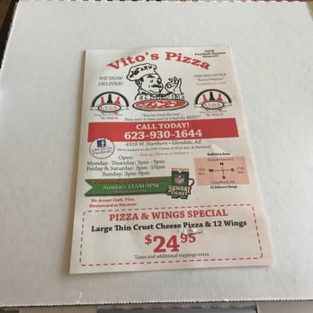 Vito's Pizza - Pizza Near Me - Glendale, Arizona