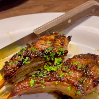Estia's Kouzina - Lamb Chops (market priced, $42 at the time). - Mediterranean Near Me - Belmont, North Carolina Estia's Kouzina - Lamb Chops (market priced, $42 at the time). - Mediterranean Near Me - Belmont, North Carolina