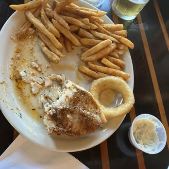 Noah's Ark Bar & Grill - Grilled catfish onion rings French fries - Seafood Near Me - Bacliff, Texas Noah's Ark Bar & Grill - Grilled catfish onion rings French fries - Seafood Near Me - Bacliff, Texas