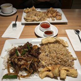 Mongolian beef combo & honey walnut shrimp combo Mongolian beef combo & honey walnut shrimp combo