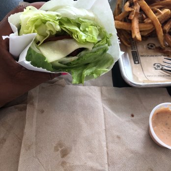 BurgerFi - Veggiefi green burger yummy - Burgers Near Me - Alpharetta, Georgia