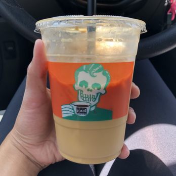Rad Coffee - Upland - Bones Brew over ice! - Coffee & Tea Near Me - Upland, California