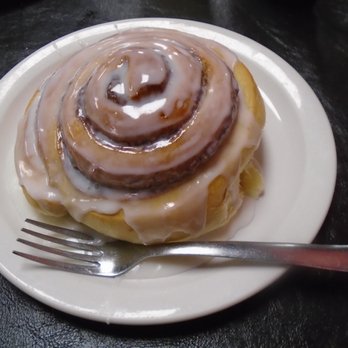 Next Door Cafe - Giant cinnamon roll - yum! - New American Near Me - New Richmond, Wisconsin Next Door Cafe - Giant cinnamon roll - yum! - New American Near Me - New Richmond, Wisconsin
